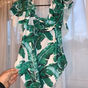 Off the shoulder bathing suit